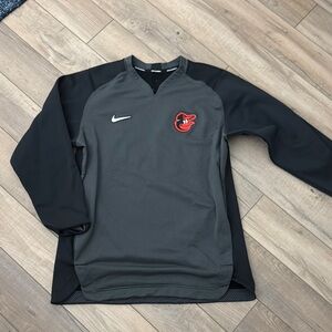 Nike Gray and Black Orioles DriFit Sweatshirt SZ XL
